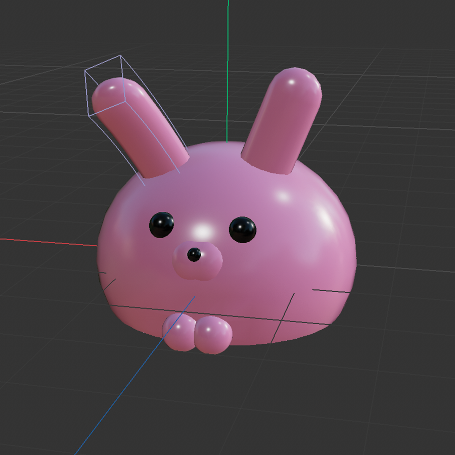 Added colour to the bunny.