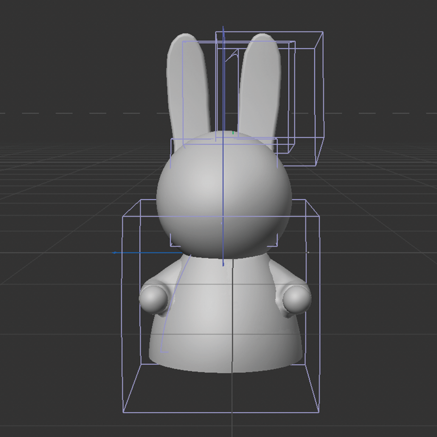 I also used the symmetry tool on the body to create the arms, which I extruded from the original body shape then applied the smooth tool.