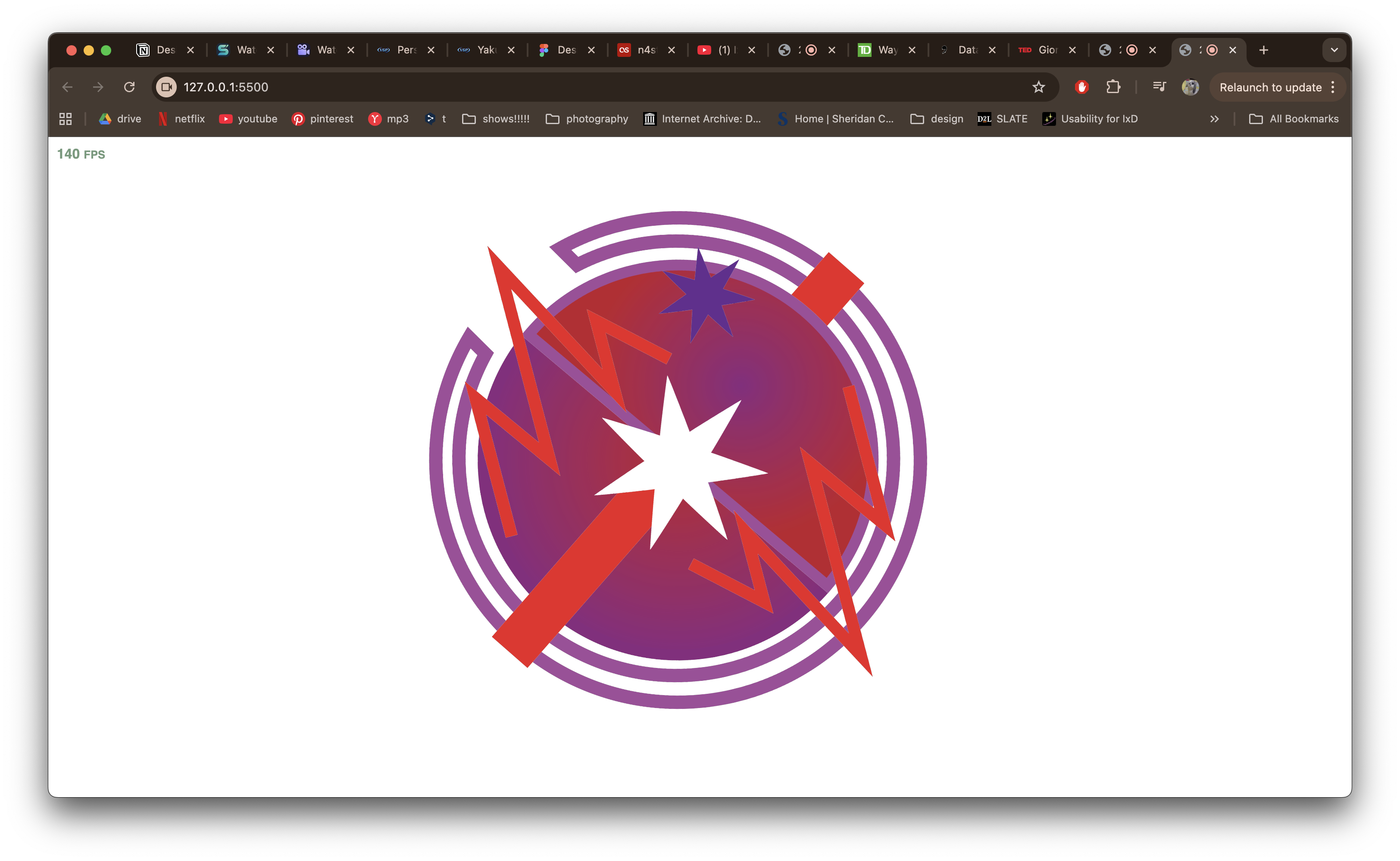 My third attempt, I reduced the size one more time, and ended up pgetting a size that I was content with and matched my physical actions that the camera was capturing.